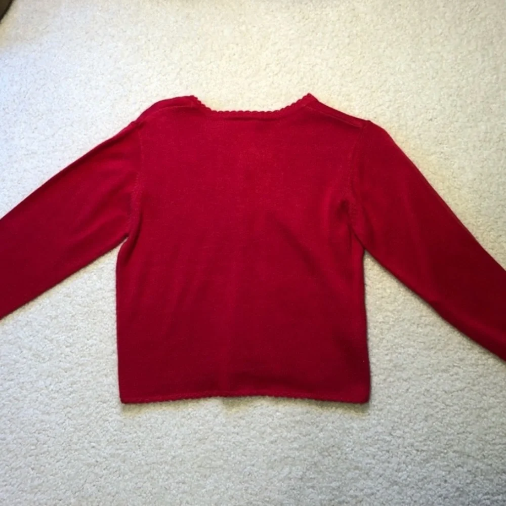 Gymboree red knit